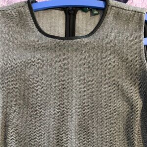 Polo by Ralph Lauren Gray Herringbone Sheath Dress